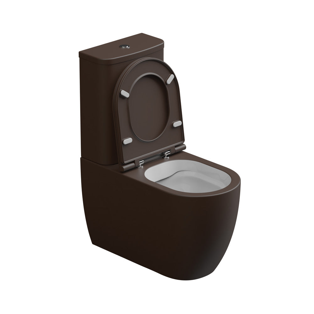 Vaso con cassetta Monoblocco WC a Terra in ceramica Rimless GSG LIKE