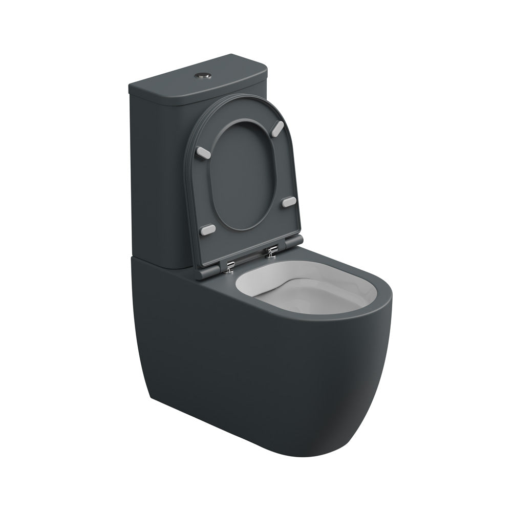 Vaso con cassetta Monoblocco WC a Terra in ceramica Rimless GSG LIKE