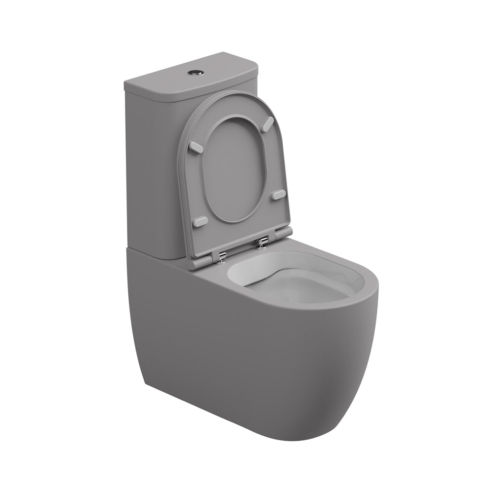 Vaso con cassetta Monoblocco WC a Terra in ceramica Rimless GSG LIKE
