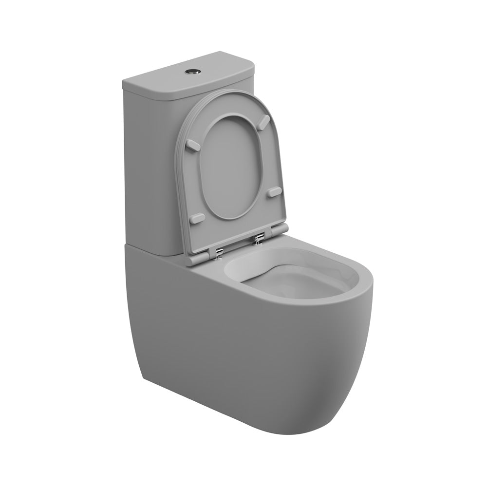 Vaso con cassetta Monoblocco WC a Terra in ceramica Rimless GSG LIKE