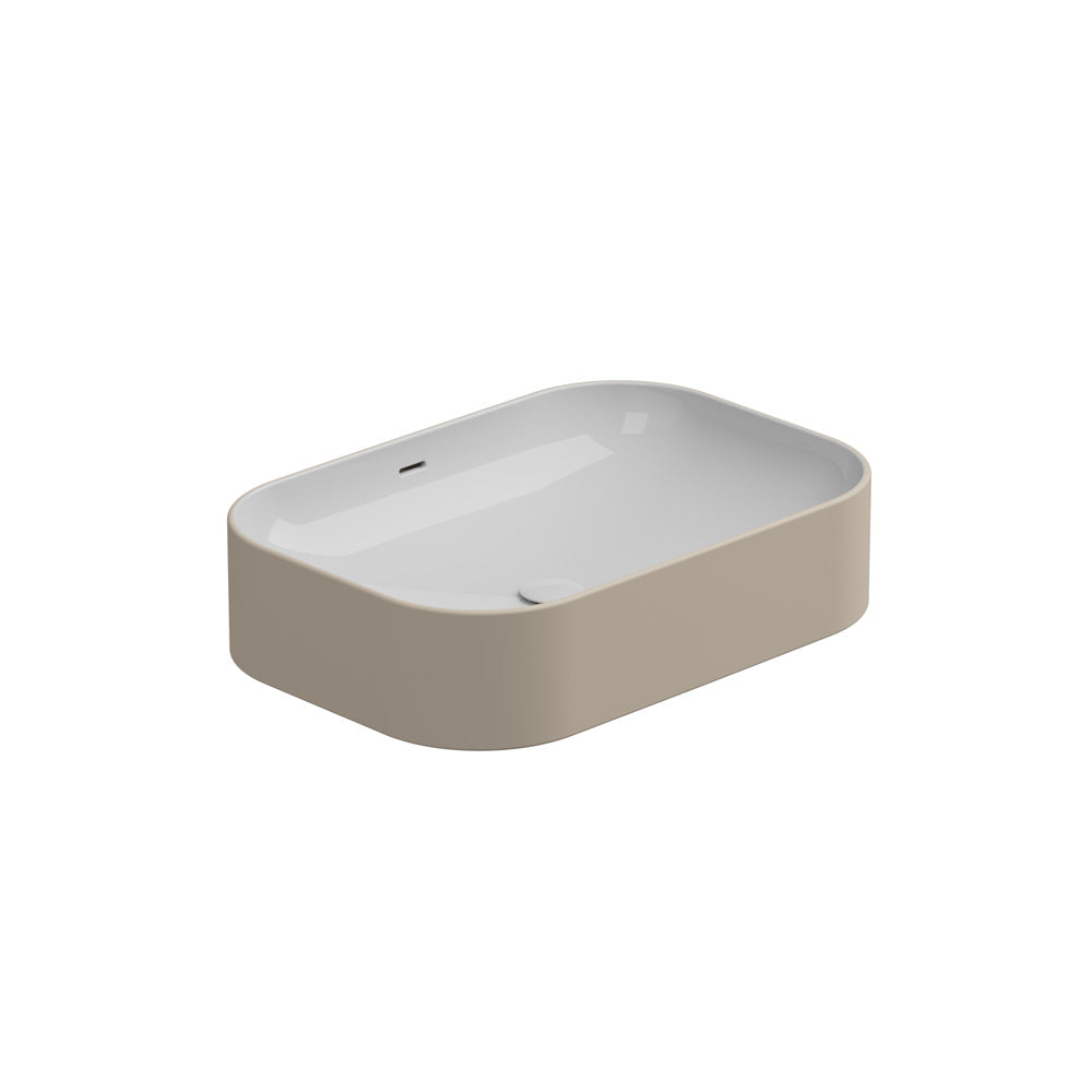 Lavabo Rettangolare in ceramica GSG SPEED EASY cm 60 CON TROPPO PIENO