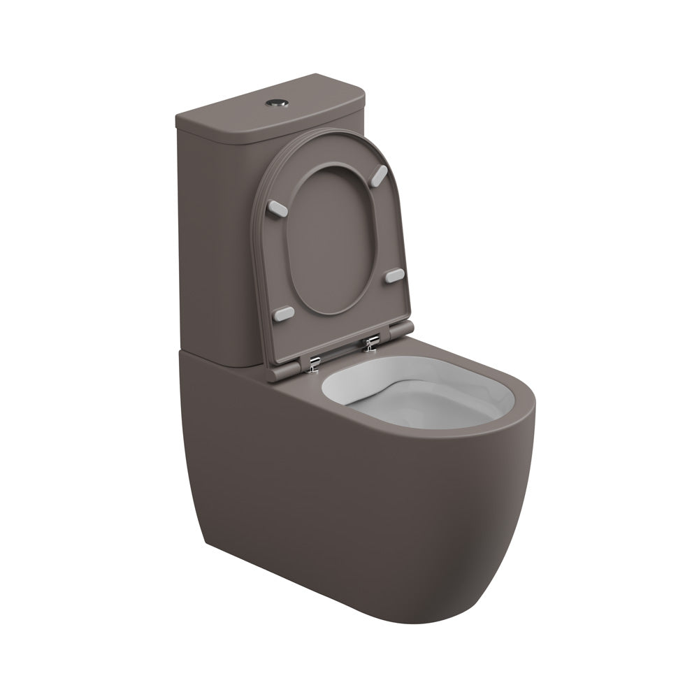 Vaso con cassetta Monoblocco WC a Terra in ceramica Rimless GSG LIKE
