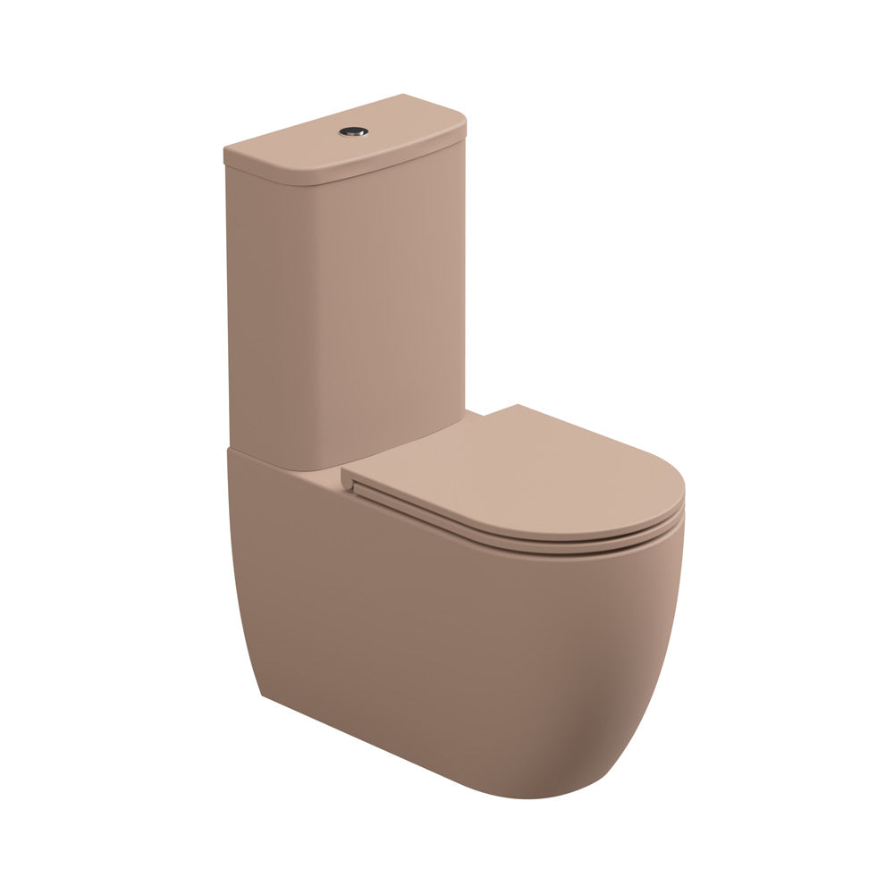 Vaso con cassetta Monoblocco WC a Terra in ceramica Rimless GSG LIKE