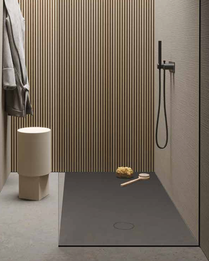 Piatto Doccia in ceramica NIC DESIGN FOGLIO 90 cm