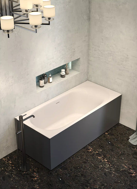 Vasca in Acrilico/Gel Coat Resina FORMA AQUAE SOAP CORNER 168x75 cm