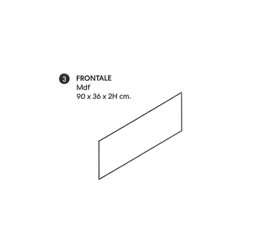 Frontale in MDF LACCATO NIC DESIGN BELT