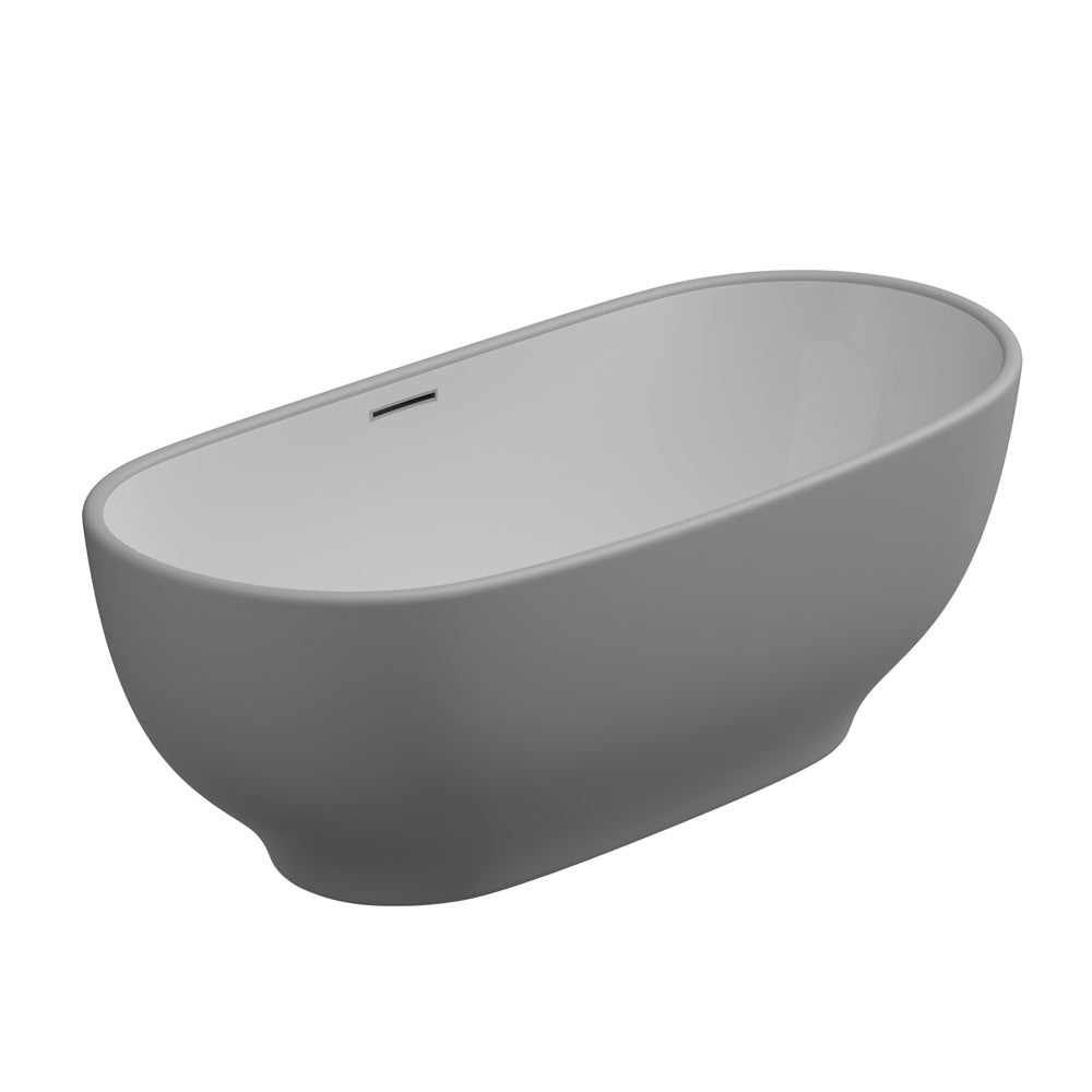 Vasca in Acrilico GSG MOON Freestanding o a Parete cm. 170X80