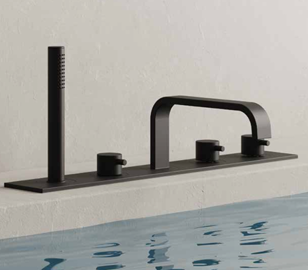 GRUPPO PER BORDO VASCA NIC DESIGN SOLO 52x8 cm