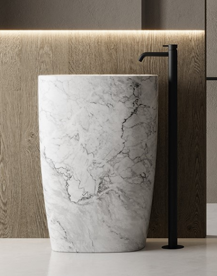 Lavabo Freestanding in PIETRA NIC DESIGN MILK