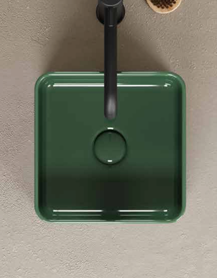 Lavabo da Appoggio in ceramica NIC DESIGN MINI LIVING DADO