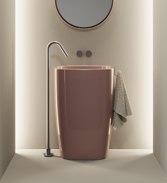 Lavabo Freestanding in ceramica NIC DESIGN MILK