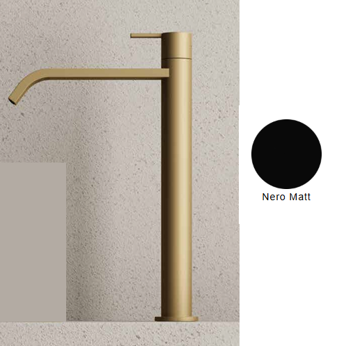 MISCELATORE MONOCOMANDO LAVABO ALTO NIC DESIGN SOLO 13x33 cm