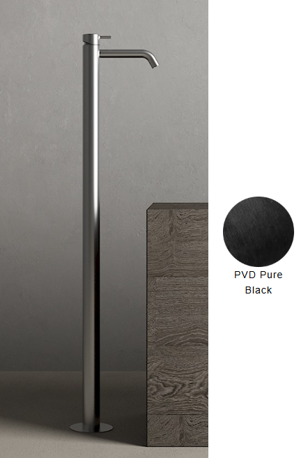 MISCELATORE MONOCOMANDO LAVABO A PAVIMENTO NIC DESIGN MADE 18x108 cm