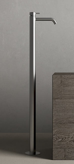 MISCELATORE MONOCOMANDO LAVABO A PAVIMENTO NIC DESIGN MADE 18x108 cm