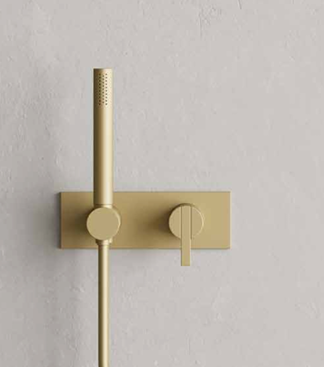 MONOCOMANDO INCASSO PER DOCCIA NIC DESIGN SOLO 18x7 cm