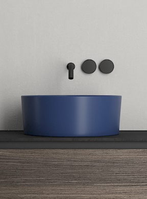 Lavabo VASO da Appoggio in ceramica NIC DESIGN OVVIO 42 mm