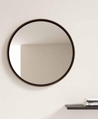 Specchio Tondo in Ceramica NIC DESIGN PARENTESI - D. 60 cm