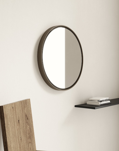 Specchio Tondo in Ceramica NIC DESIGN PARENTESI - D. 50 cm