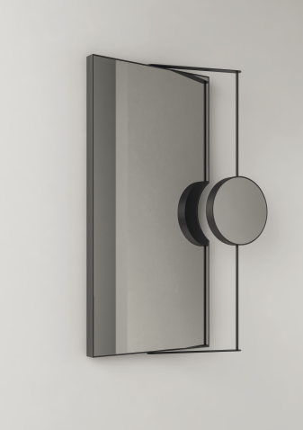 Specchio in Acciaio Reversibile NIC DESIGN RAY - 69x100x4 cm