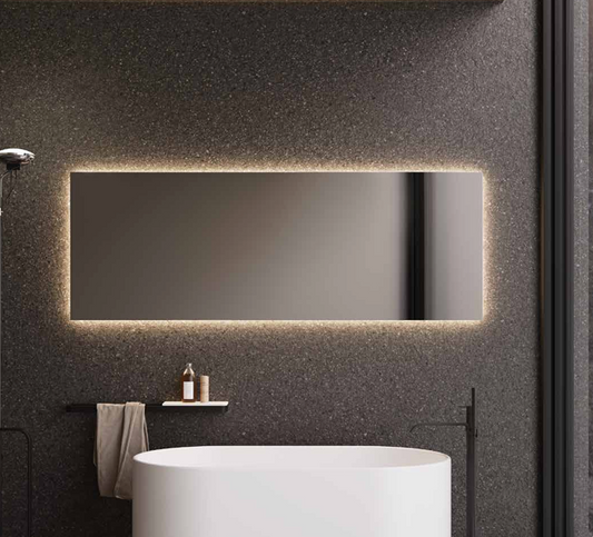 Specchio Rettangolare FILO LUCIDO NIC DESIGN RIFLESSO RETROILLUMINATO
