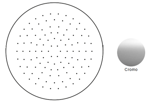 SOFFIONE DOCCIA NIC DESIGN SOLO D. 32,5 cm