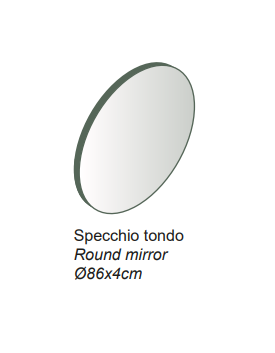 Specchio Tondo NIC DESIGN OVER