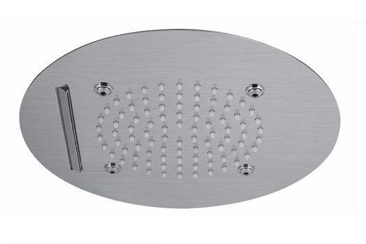 SOFFIONE ULTRASLIM TONDO AD INCASSO D. 320 mm VEMA WELLNESS STEEL ACCIAIO V08270