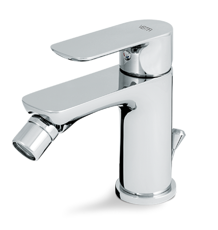 MISCELATORE MONOCOMANDO BIDET VEMA SLATE OTTONE V14070 CON SCARICO