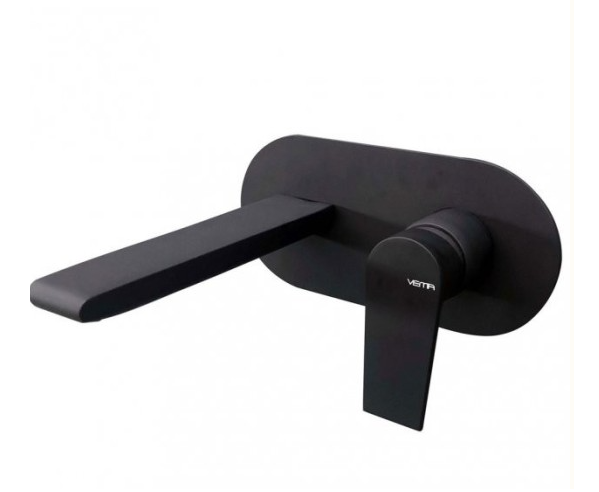 GRUPPO MISCELATORE MONOCOMANDO LAVABO A PARETE L. 240 mm VEMA TIMEA OTTONE V16051