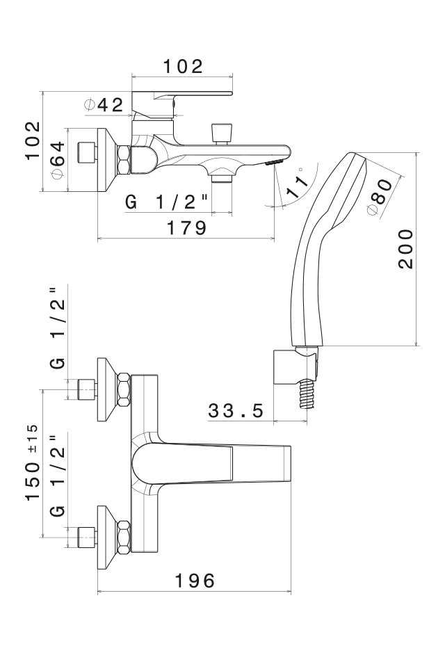 GRUPPO VASCA ESTERNO VEMA TIMEA OTTONE V16081
