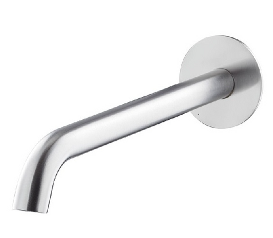 BOCCA EROGAZIONE LAVABO A PARETE L. 23,3 CM VEMA OTAGO ACCIAIO V17056