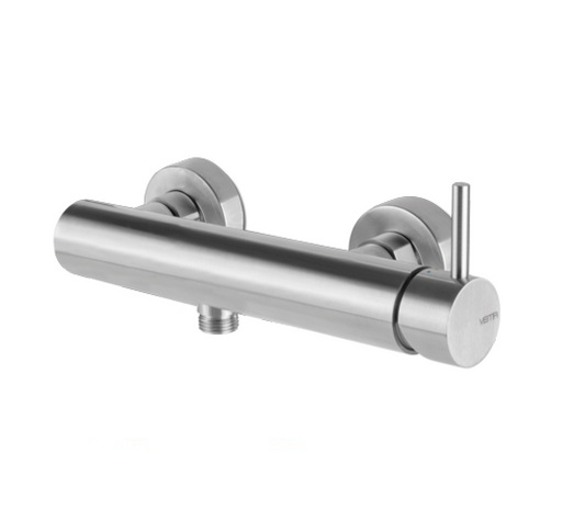 MISCELATORE MONOCOMANDO ESTERNO DOCCIA VEMA OTAGO ACCIAIO V17090