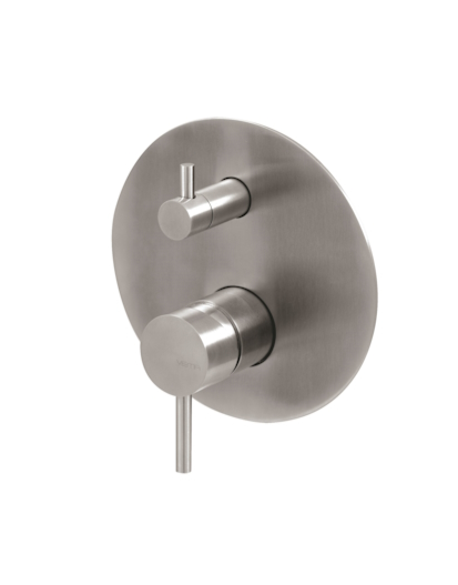 MISCELATORE MONOCOMANDO DA INCASSO VASCA/DOCCIA VEMA OTAGO ACCIAIO V17142