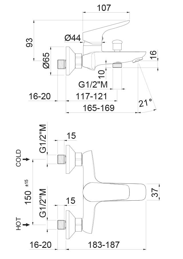 MISCELATORE MONOCOMANDO VASCA VEMA INDO OTTONE V24080