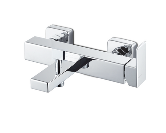 MISCELATORE MONOCOMANDO VASCA ESTERNO CON DEVIATORE AUTOMATICO VEMA LYS OTTONE V25080