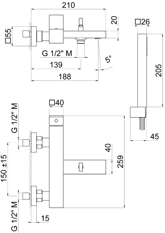 GRUPPO VASCA ESTERNO VEMA LYS OTTONE V25081