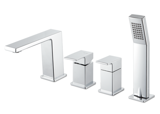 GRUPPO BORDO VASCA CON DEVIATORE VEMA LYS OTTONE V25150