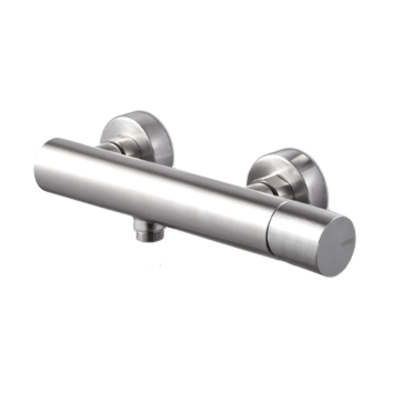 MISCELATORE MONOCOMANDO ESTERNO DOCCIA VEMA VENY STEEL ACCIAIO V29090