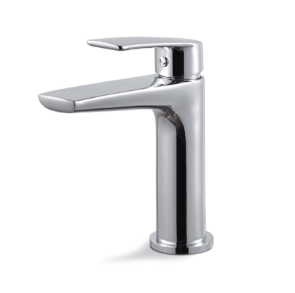 MISCELATORE MONOCOMANDO LAVABO VEMA OTEN OTTONE V30011 SENZA SCARICO