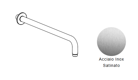 BRACCIO DOCCIA A PARETE NIC DESIGN MADE 35 cm