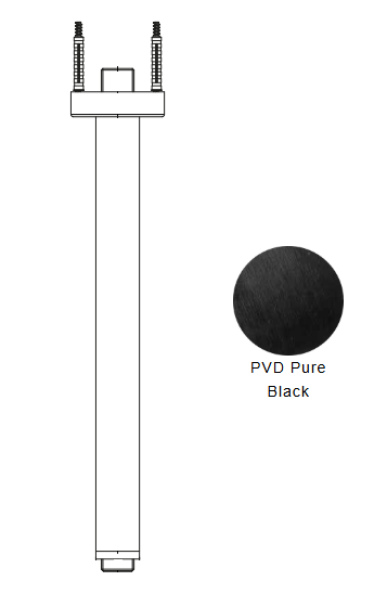 BRACCIO DOCCIA A SOFFITTO NIC DESIGN MADE 30 cm