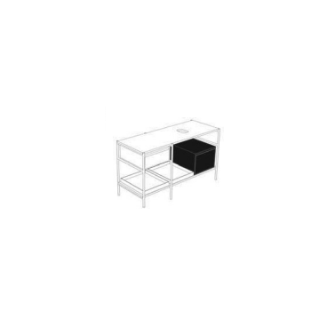 Cassettiera Inferiore in MDF LACCATO NIC DESIGN VELO 131 - 40x46x30 cm