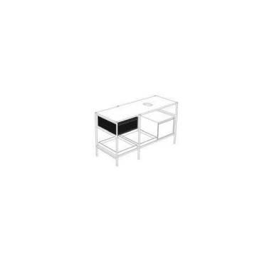 Cassettiera Superiore in MDF LACCATO NIC DESIGN VELO 131 - 40x46x18 cm