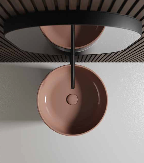 Mobile da Bagno NIC DESIGN MOD Lavabo in ceramica FARD/Mobile VANIGLIA