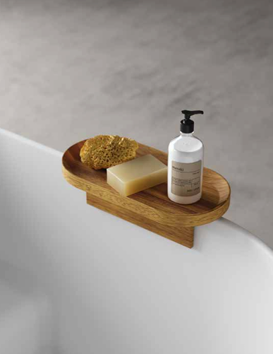 PORTA OGGETTI IROKO NATURALE x VASCA NIC DESIGN SIZE