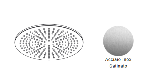 SOFFIONE DOCCIA NIC DESIGN MADE D. 30 cm