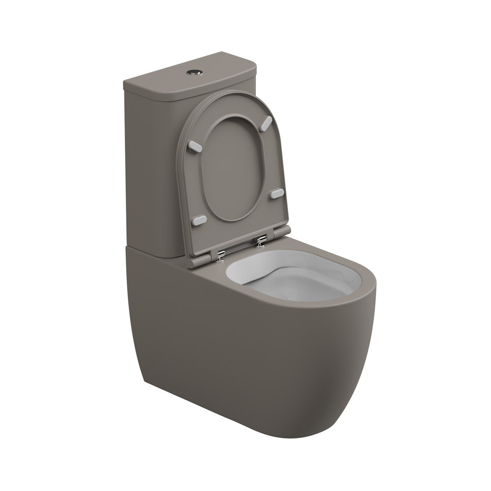 Vaso con cassetta Monoblocco WC a Terra in ceramica Rimless GSG LIKE