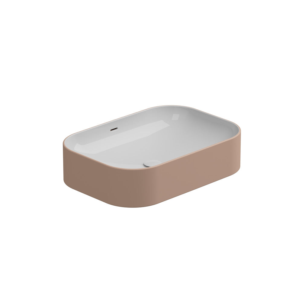 Lavabo Rettangolare in ceramica GSG SPEED EASY cm 60 CON TROPPO PIENO