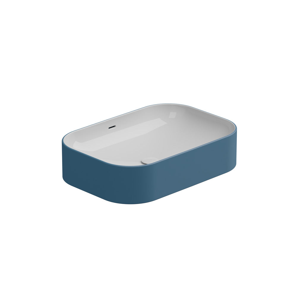 Lavabo Rettangolare in ceramica GSG SPEED EASY cm 60 CON TROPPO PIENO