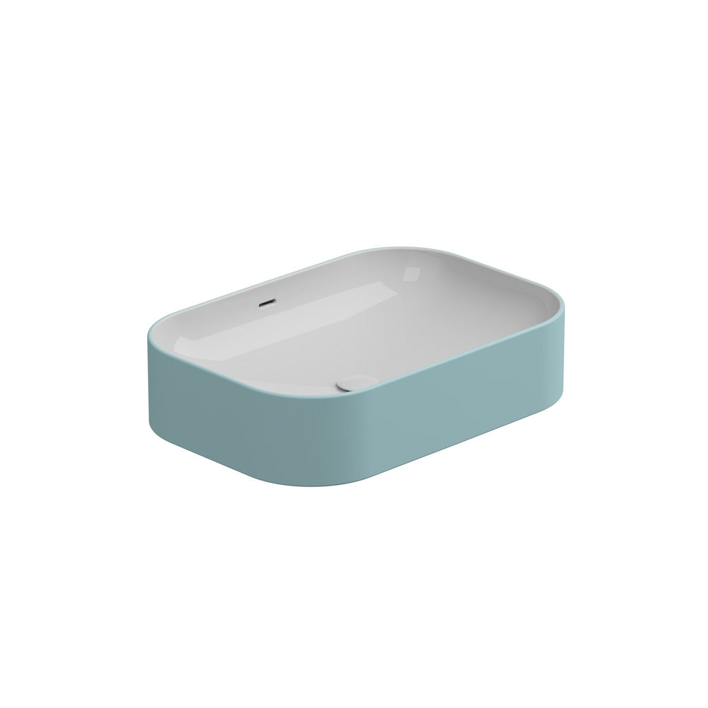 Lavabo Rettangolare in ceramica GSG SPEED EASY cm 60 CON TROPPO PIENO